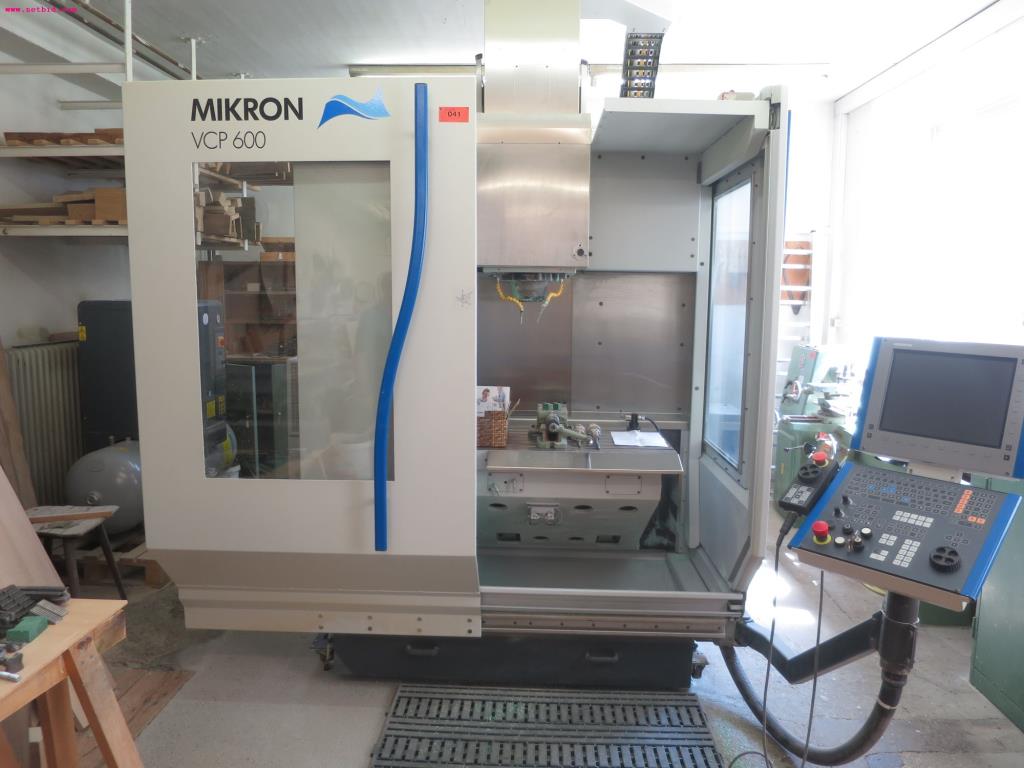 Mikron VCP 600 CNC-Vertikal-Bearbeitungszentrum